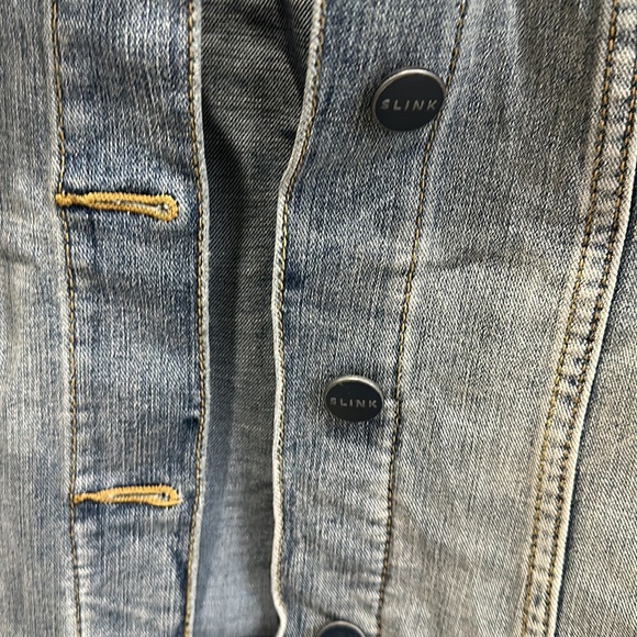 Slink Jeans Denim Coat "Love Your Body" - Picture 3 of 11